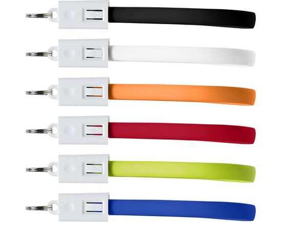 Ladekabel aus PVC mit Schlüsselbund Pierre Schwarz -  8527.001