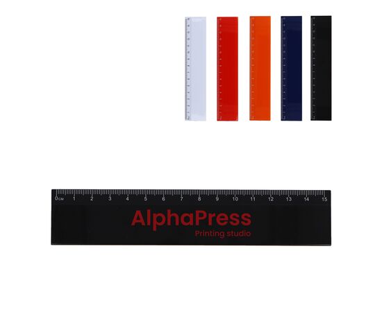 Liniaal 15cm Zwart -  LT91920-N0002