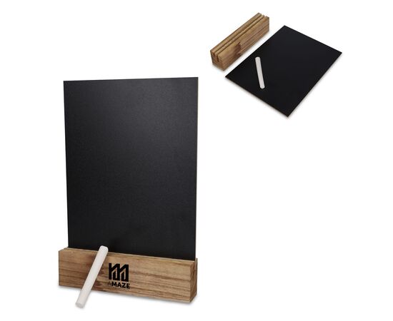 Kreidetafel im Holzständer Natur -  LT94567-N0094