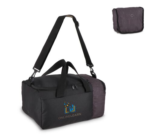 R-PET 600D opvouwbare tas voor onder de stoel 20L Zwart -  LT95356-N0002