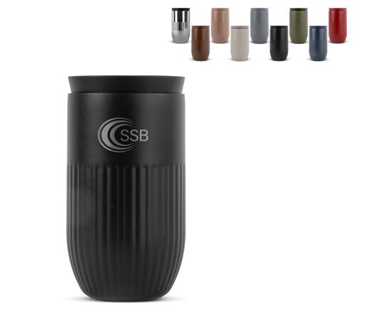 Mug isolé Sagaform Tova, 320 ml, étanche et lavable au lave-vaisselle Chrome - Sagaform LT52130-N0003