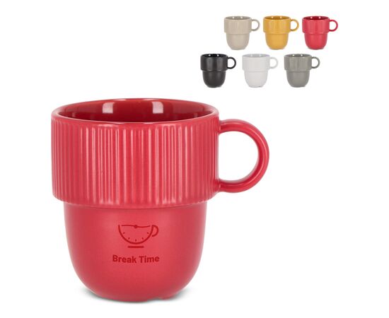 Sagaform Inka Becher mit Ohr 270ml Weiß - Sagaform LT52253-N0001