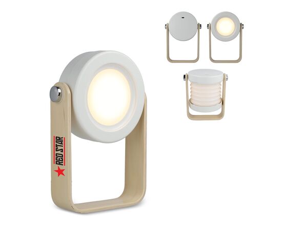 Lampe LED multifonctionnelle Coollux avec poignée en bambou Blanc - Coollux LT40724-N0001