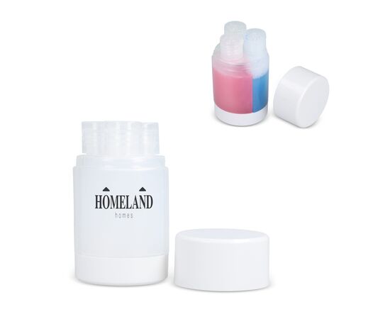Trio Reise-Toilettenflaschen Weiß -  LT92728-N0001
