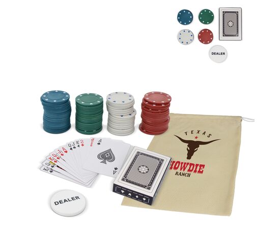 InSideOut Poker set Fluor assorti - InSideOut LT57410-N0099