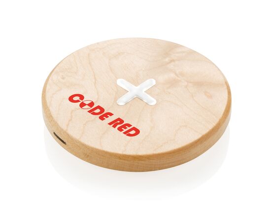 5W Wirless-Charger aus Holz Braun - XD Collection P308.819