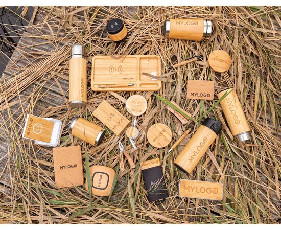 5W Wirless-Charger aus Holz Braun - XD Collection P308.819
