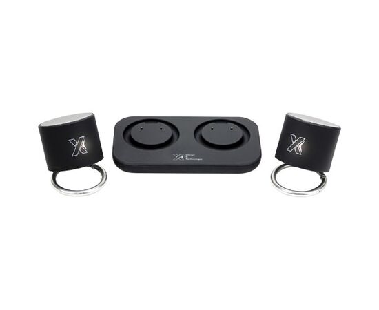 SCX.design S40 speaker stereo 2x3W met oplichtend logo Zwart, Wit - SCX.design 1PX02800