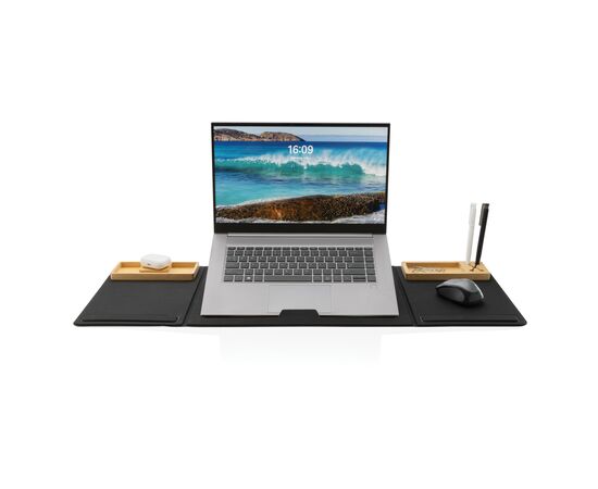 Organisateur de bureau pliable en rPET Impact AWARE Noir - XD Xclusive P300.191