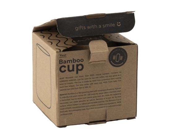 Bamboo Cup drinkbeker Bamboe -  W07844