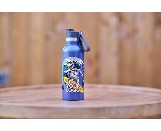 Roestvrijstalen dubbelwandige drinkfles 500 ml Elaine Zwart -  1172212.001