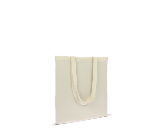 Bag organic natural cotton long 140g/m² 38x42 cm Ecru -  LT95376-N0054