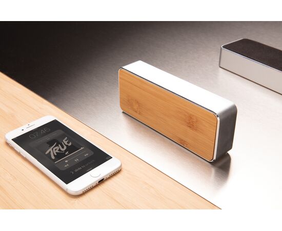 Nevada Bamboo 3W wireless speaker Grey, Black - XD Xclusive P329.212