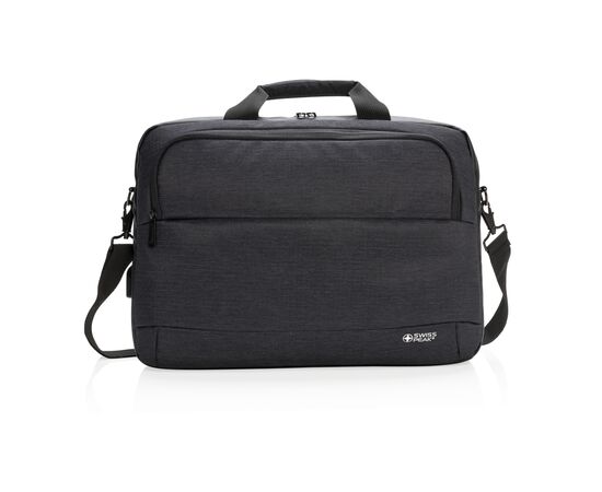 Modern 15” laptop bag Black - Swiss Peak P762.160