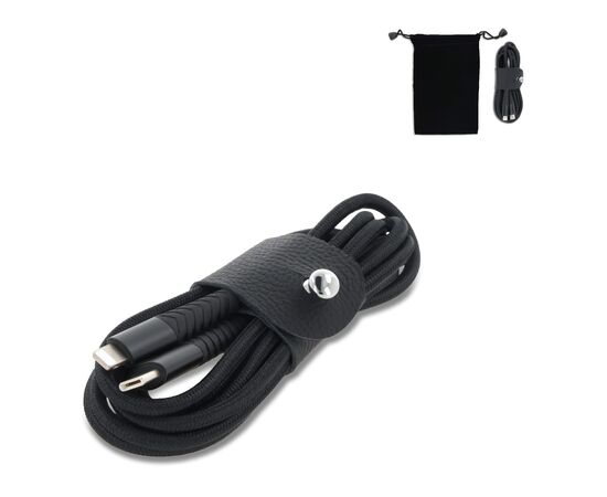 2068 | PowerPlus USB-C to Lightning Power Delivery Cable with data transfer Black - INT LT40003-N0002