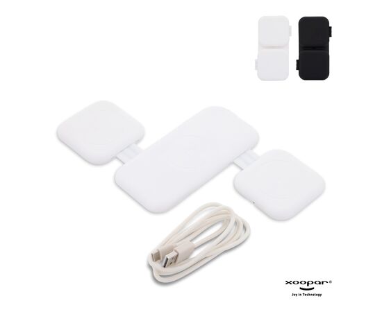 3188 | Xoopar Trafold 3 Wireless charger 15W Wit - Xoopar LT41505-N0001