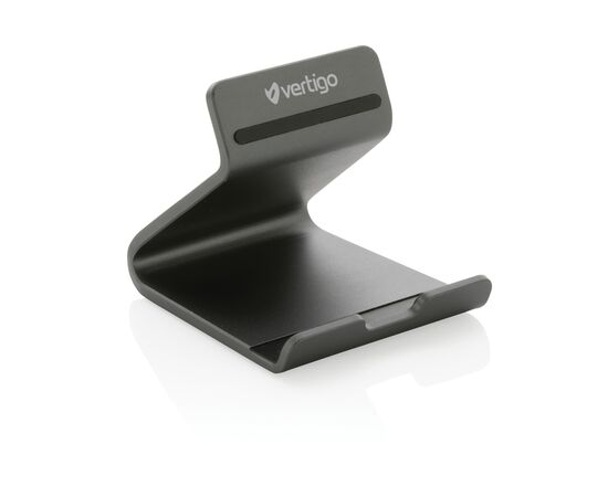 Terra RCS recycled aluminium tablet & phone stand Grey - XD Xclusive P301.662