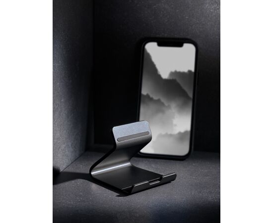 Terra RCS recycled aluminium tablet & phone stand Grey - XD Xclusive P301.662