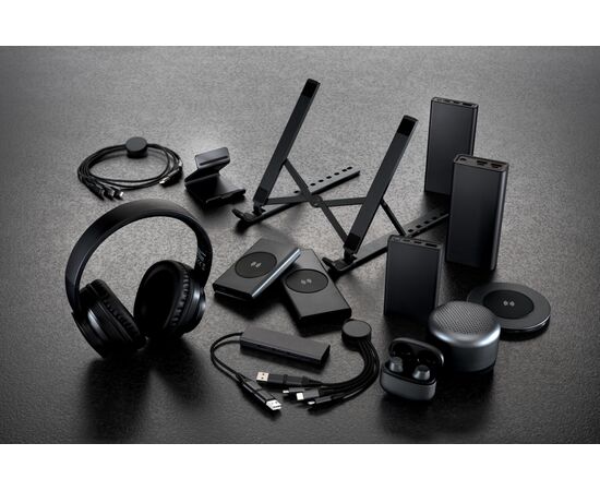 Terra RCS recycled aluminium tablet & phone stand Grey - XD Xclusive P301.662