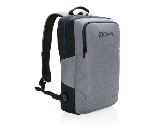 Sac à dos pour ordinateur portable 15” Arata Gris, Noir - XD Design P762.172