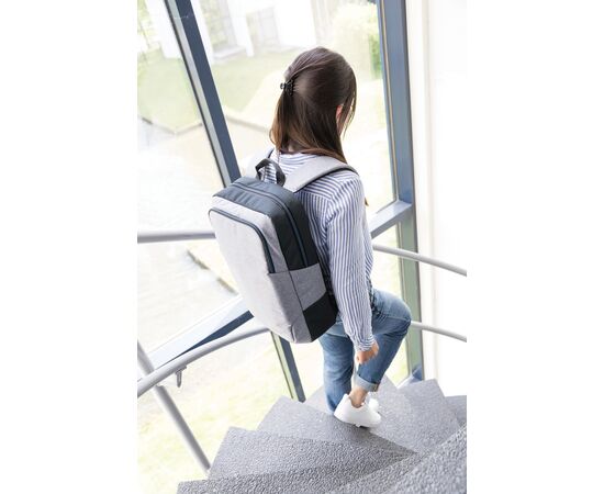Sac à dos pour ordinateur portable 15” Arata Gris, Noir - XD Design P762.172