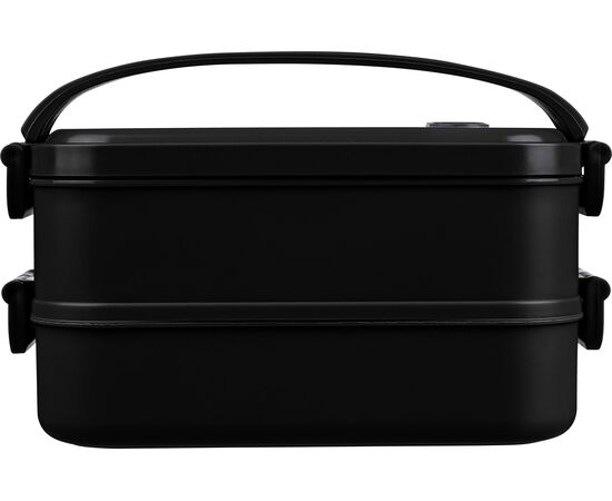 Lunch box en PP d’une capacité totale de 1 600 ml Selwyn Noir -  1204257.001