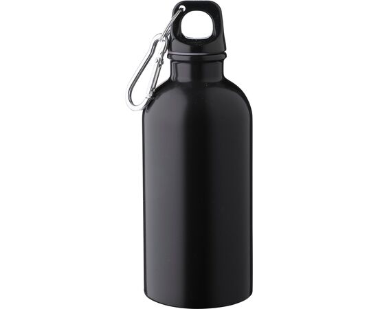 Recycled stainless steel single walled bottle (400 ml) Sable Black -  1204264.001