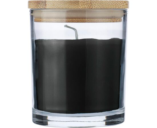 Bougie dans un contenant en verre Riven Noir -  1207021.001