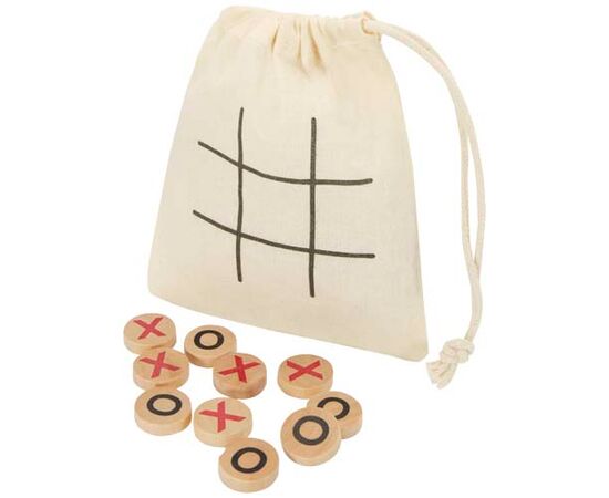 Jeu de morpion Whorl en bois Naturel - Unbranded 10461106