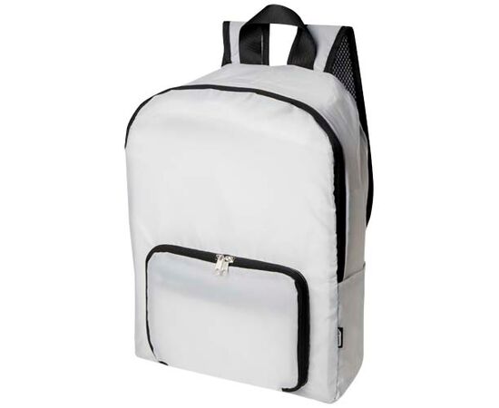 EcoFold faltbarer RPET Rucksack 15 L Weiß - Unbranded 13009001