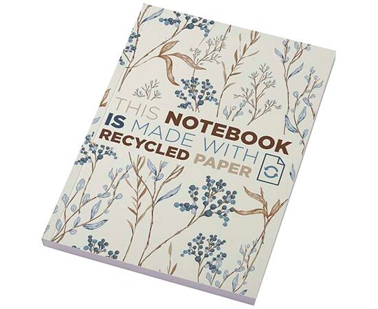Novella Austen A5 gerecycled notitieboek met zachte cover, 100 vellen Ivoorwit - Unbranded 21024802