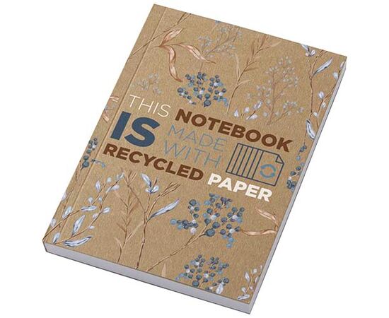 Novella Austen A6 Softcover Notizbuch aus recyceltem Kraftpapier &#8211; 100 Blatt Neutral - Unbranded 21026606
