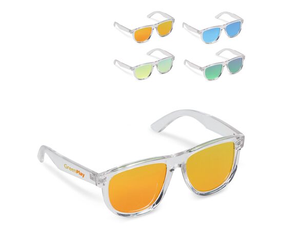 Mia R-PC zonnebril UV400 Transparant, Blauw -  LT86733-N0411