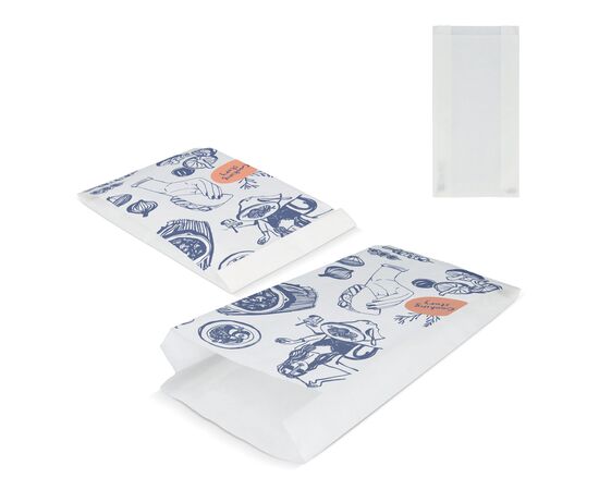 Paper bag 50g/m² 15 x 7 x 36cm White -  LT91639-N0001