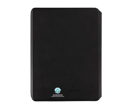Swiss Peak RCS rePU notebook with 2-in-1 wireless charger Black - Swiss Peak P774.562
