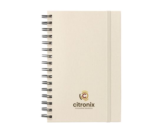 Sugarcane Bagasse Spiral Notebook A5 notitieboek Ecru -  349742