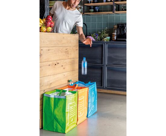 3pcs recycle waste bags Green - XD Collection P795.007
