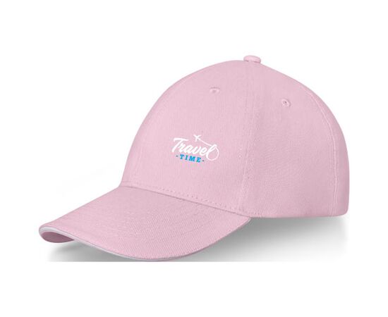 Darton 6 panel sandwich cap Lichtroze - Elevate Life 38679230 Darton 6 panel sandwich cap Lichtroze - Elevate Life 38679230