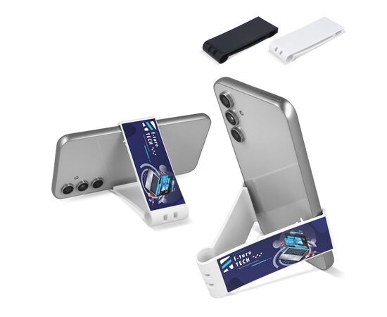 R-ABS Telefonständer für Schreibtisch faltbar und tragbar Weiß -  LT95661-N0001