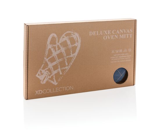 Deluxe canvas ovenhandschoen Blauw - XD Collection P262.835