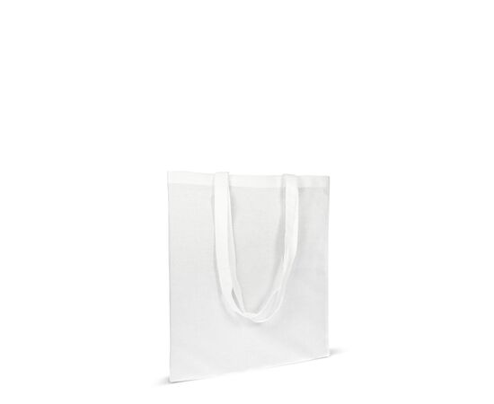 Sac en coton bio couleur long 140g/m² 38x42 cm Blanc -  LT95377-N0001