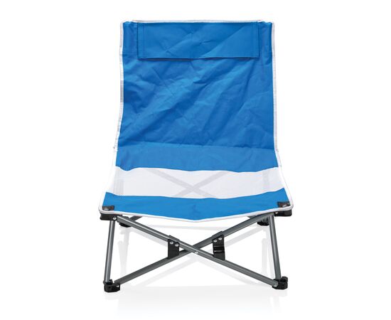 Opvouwbare strandstoel in tas Blauw - XD Collection P453.035