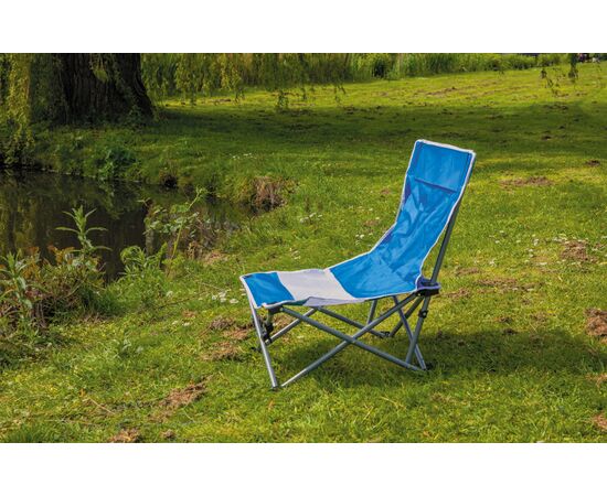 Opvouwbare strandstoel in tas Blauw - XD Collection P453.035