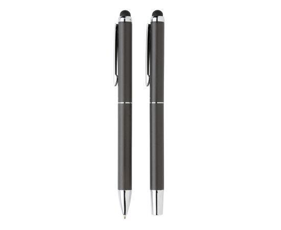 Swiss Peak deluxe pen set in PU pouch Black - Swiss Peak P611.011