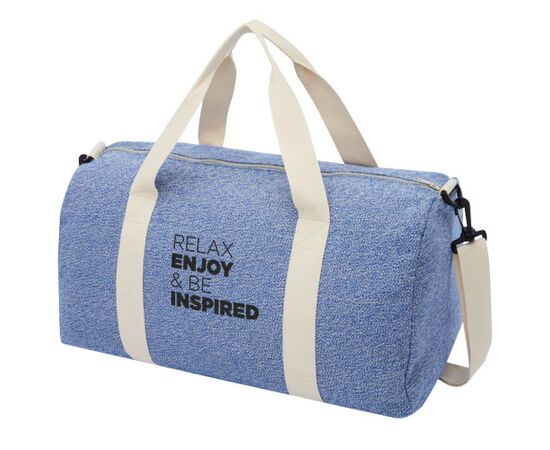 Pheebs 450 g/m² recycelte Reisetasche 24L Heather navy - Unbranded 12058255