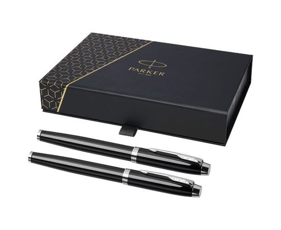 Parker IM rollerball and fountain pen set Matt black - Parker 10782982