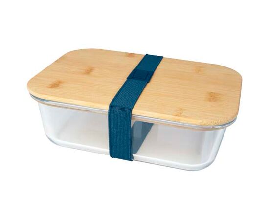 Boîte repas Roby en verre avec couvercle en bambou Hale Blue - Seasons 11327655