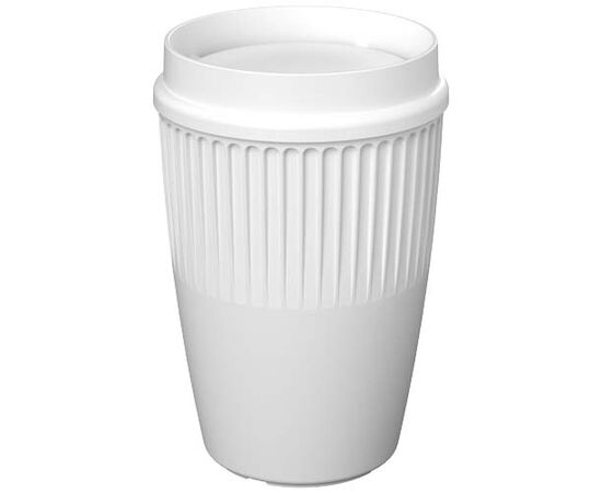 Gobelet Cirrus de 350 ml avec couvercle 360° Blanc - Unbranded 21046201