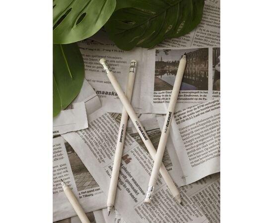 Recycled Newspaper Pencil potlood Licht, Donkergrijs -  251991
