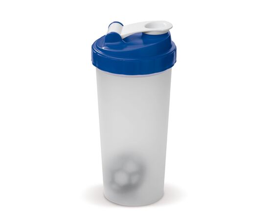 Shakebeker 600ml Transparant blauw -  LT98756-N0411